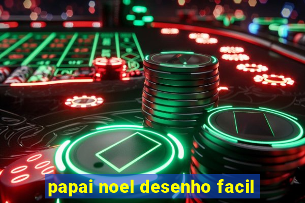 papai noel desenho facil